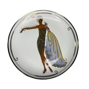 ART DECO Franklin Mint HOUSE of ERTE PLATE Limited Edition DIVA II